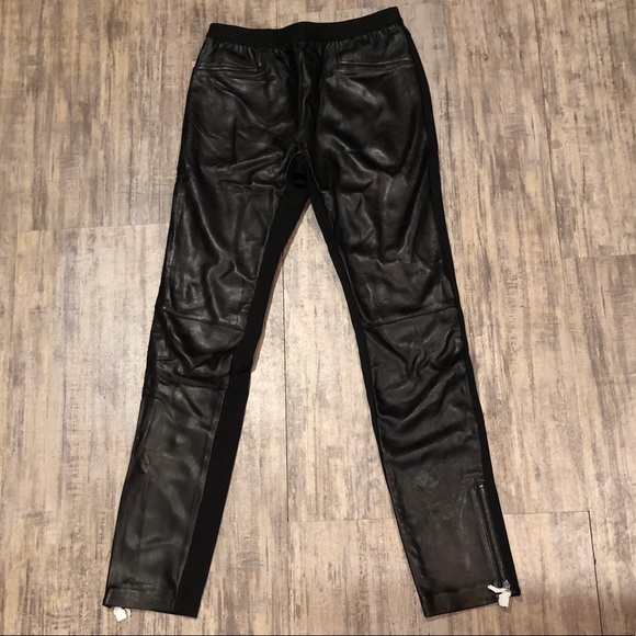 New Victoria’s Secret Leather & Ponte Leggings - Picture 6 of 9